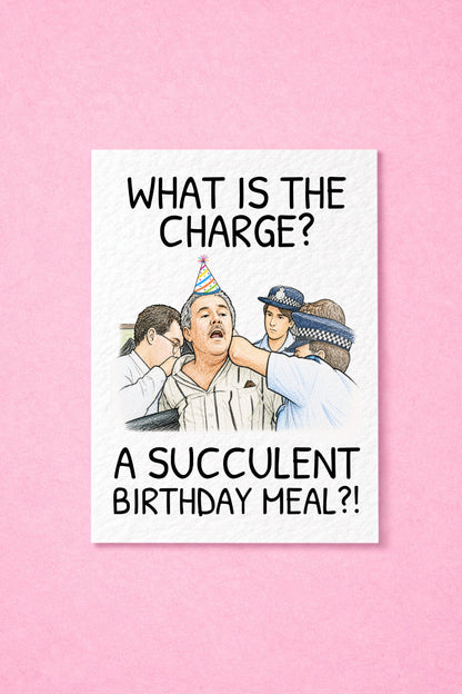 Democracy Manifest - A Succulent Chinese Meal Greeting Card Funny Meme