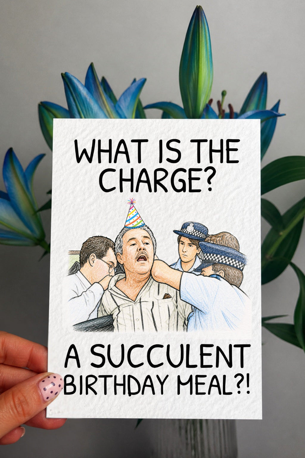 Democracy Manifest - A Succulent Chinese Meal Greeting Card Funny Meme