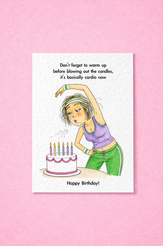 Wine Birthday Card For Friend, Funny Birthday Candle Greeting Card, Best Friend Card