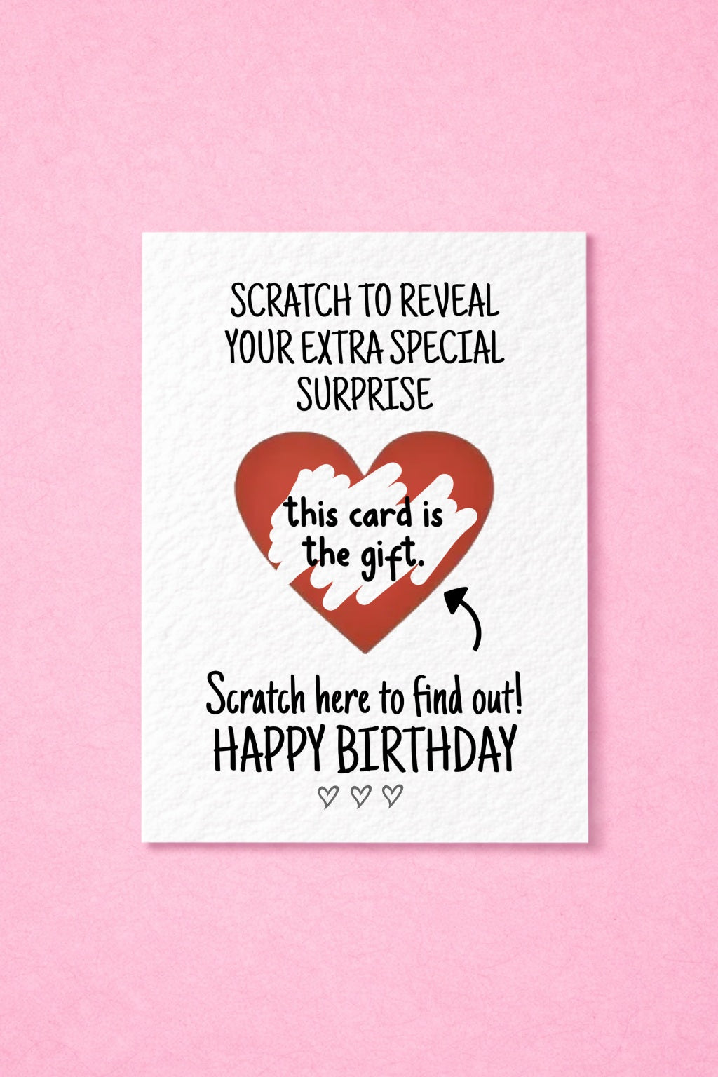 Surprise Reveal Birthday Card: This Card Is The Gift Surprise Novelty Card
