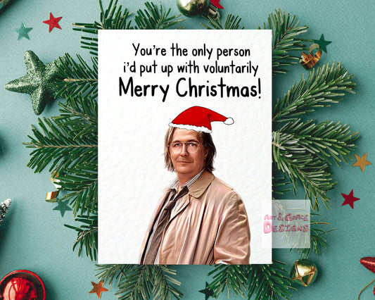 Jackson Lamb Christmas Card: Funny TV Show Card for Him or Her