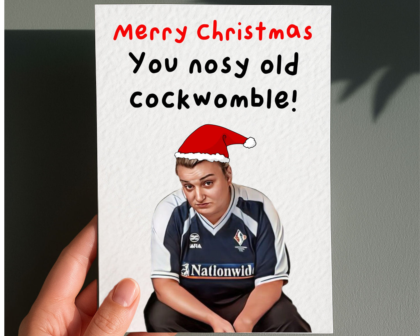 Funny Cockwomble Greeting Card -Kerry- Rude Christmas Card