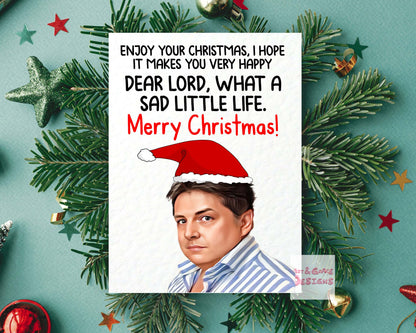 Come Dine With Me Christmas Card: Funny UK Meme Greeting Card