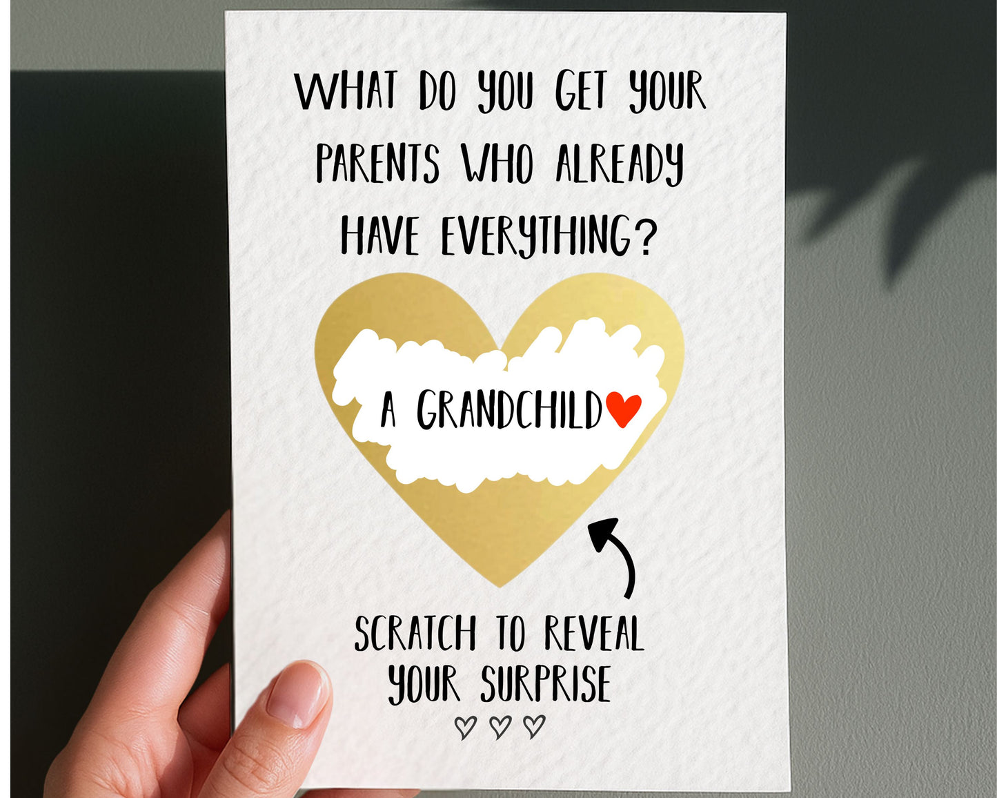 Grandchild Surprise Grandparents Proposal Card - Pregnancy Greeting Card, You're Going To Have A Grandchild