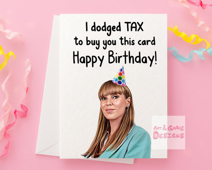 Angela Rayner Birthday Greeting Card - Funny Politician Card- British Politics