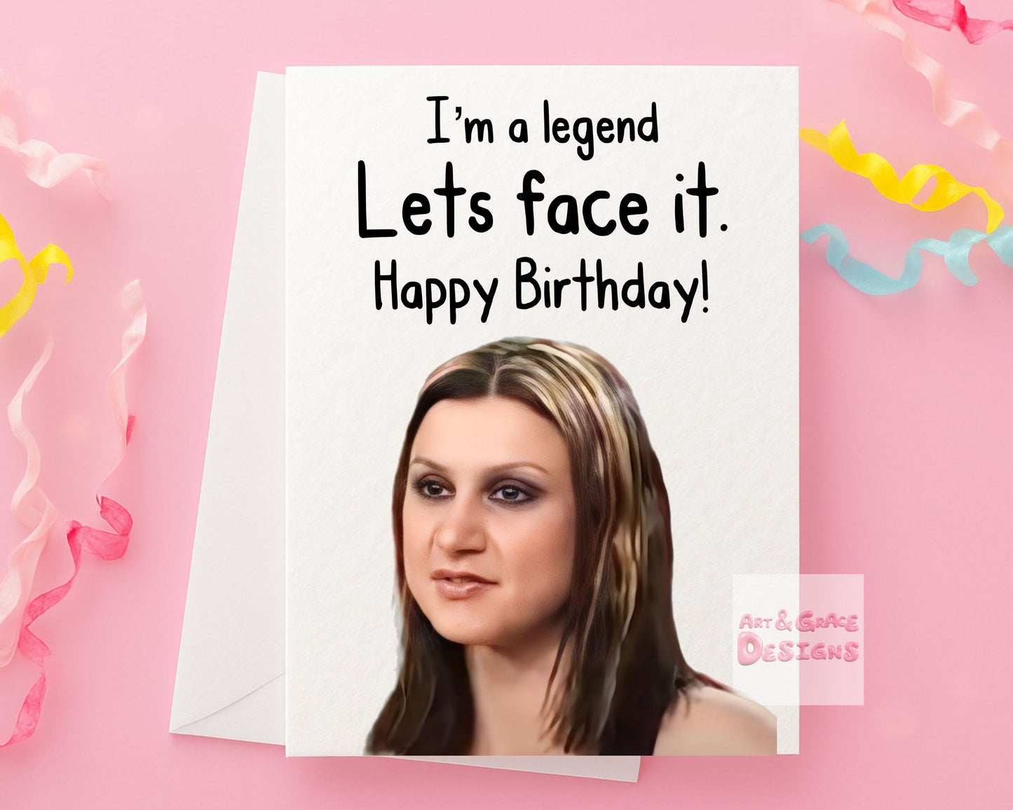 Rachel X Factor Card - Funny Audition X Factor - Funny Rude Birthday Greeting Card