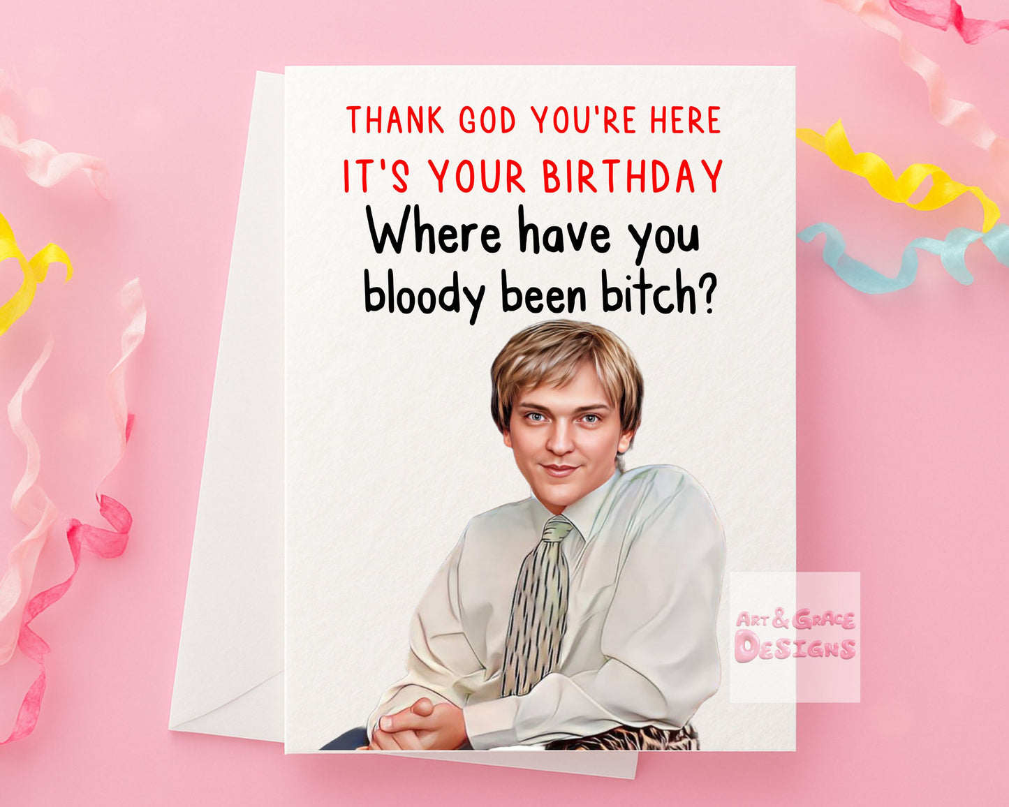 Mr G Birthday Card - Summer Heights High - Chris Lilley - Funny Rude Birthday Greeting Card