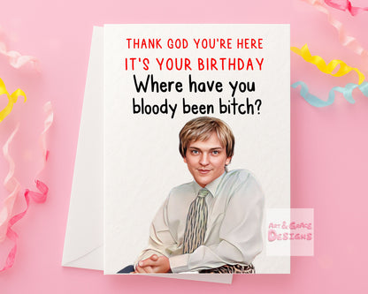 Mr G Birthday Card - Summer Heights High - Chris Lilley - Funny Rude Birthday Greeting Card