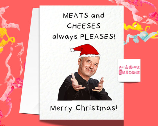Bob Mortimer Greeting Christmas Card - I Hope Your Christmas Is Magic - Funny Comedian