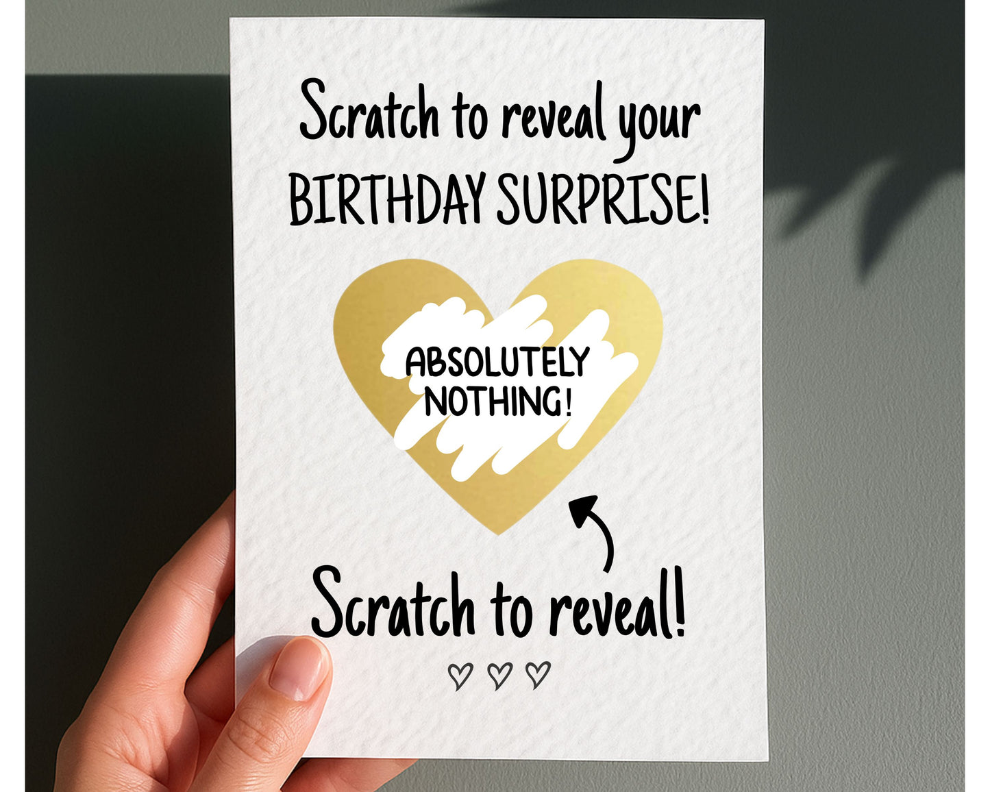 Funny Birthday Surprise Scratch Card, Cheeky Gift Reveal Greeting Card, Birthday Card,  Rude Birthday Gift For BoyFriend, Partner, Husband