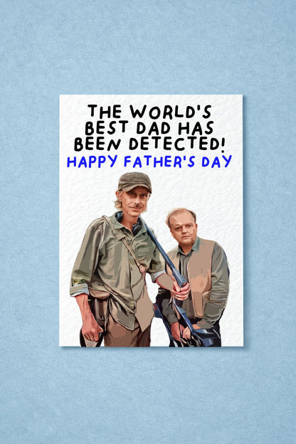 Funny Detectorist Father's Day Card - Humorous TV Show Greeting Card