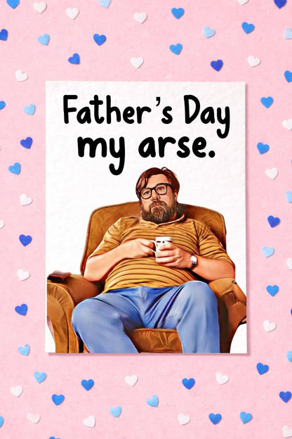 Funny Father's Day Card: Humorous Greeting Card For Dad