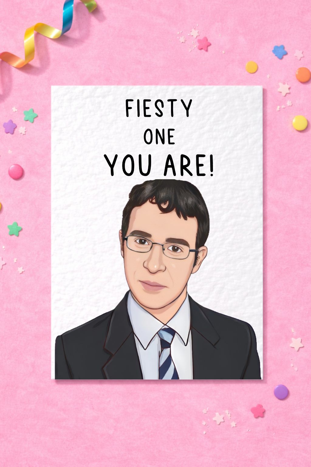 Will Inbetweeners Greeting Card - Fiesty One You Are - Happy Birthday - Humorous
