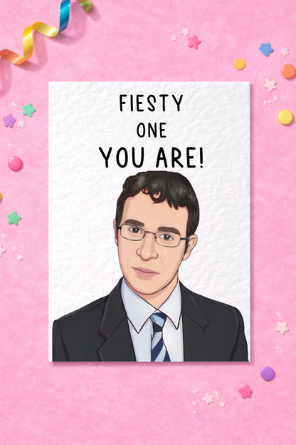Will Inbetweeners Greeting Card - Fiesty One You Are - Happy Birthday - Humorous