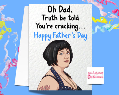 Nessa Greeting Card - Happy Father's Day You're Crackin... - Humorous - Gavin and Stacey