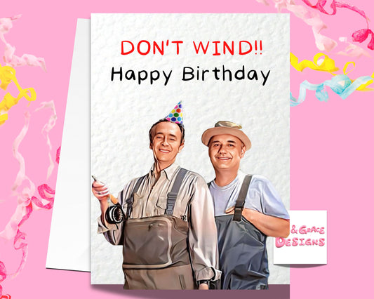 Bob Mortimer Greeting Card -  Birthday Card - Funny Comedian Birthday Card