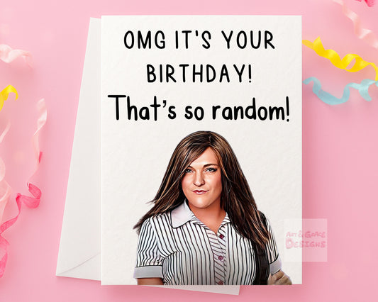 Ja'mie King Birthday Card - Summer Heights High - Private School - Chris Lilley - Funny Rude Birthday Greeting Card