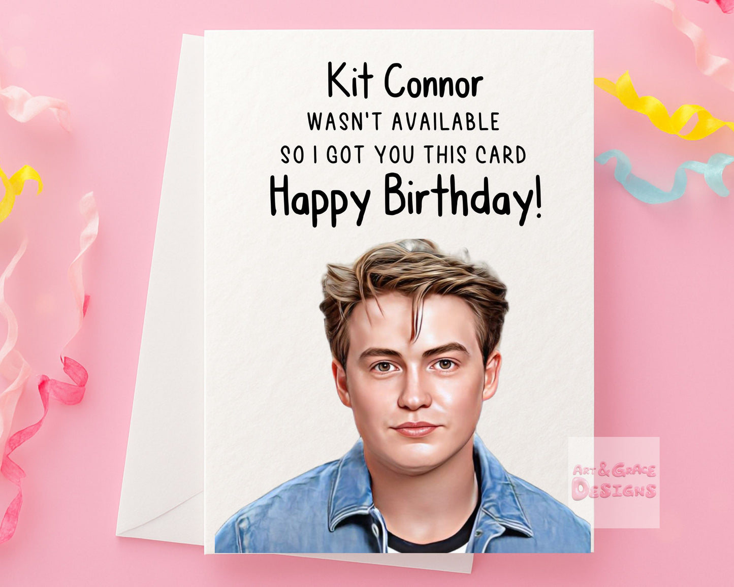 Kit Connor - Heartstopper Greeting Card - Happy Birthday- You're My Heartstopper- Charlie And Nick - Famous Actor - LGBTQ Community