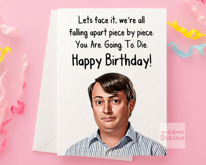 Peep Show Birthday Card - Mark Corrigan -Funny Peep Show Funny Line Card - Funny Rude Birhday Greeting Card
