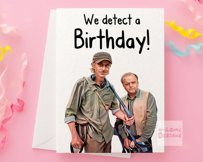 Detectorists Greeting Card - Andy Stone- Lance - Funny Card -  BBC Show - Famous Comedy Show - Famous Actor
