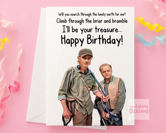 Detectorists Greeting Card - Andy Stone- Lance - Funny Card -  BBC Show - Famous Comedy Show - Famous Actor - Briar and Bramble For Me