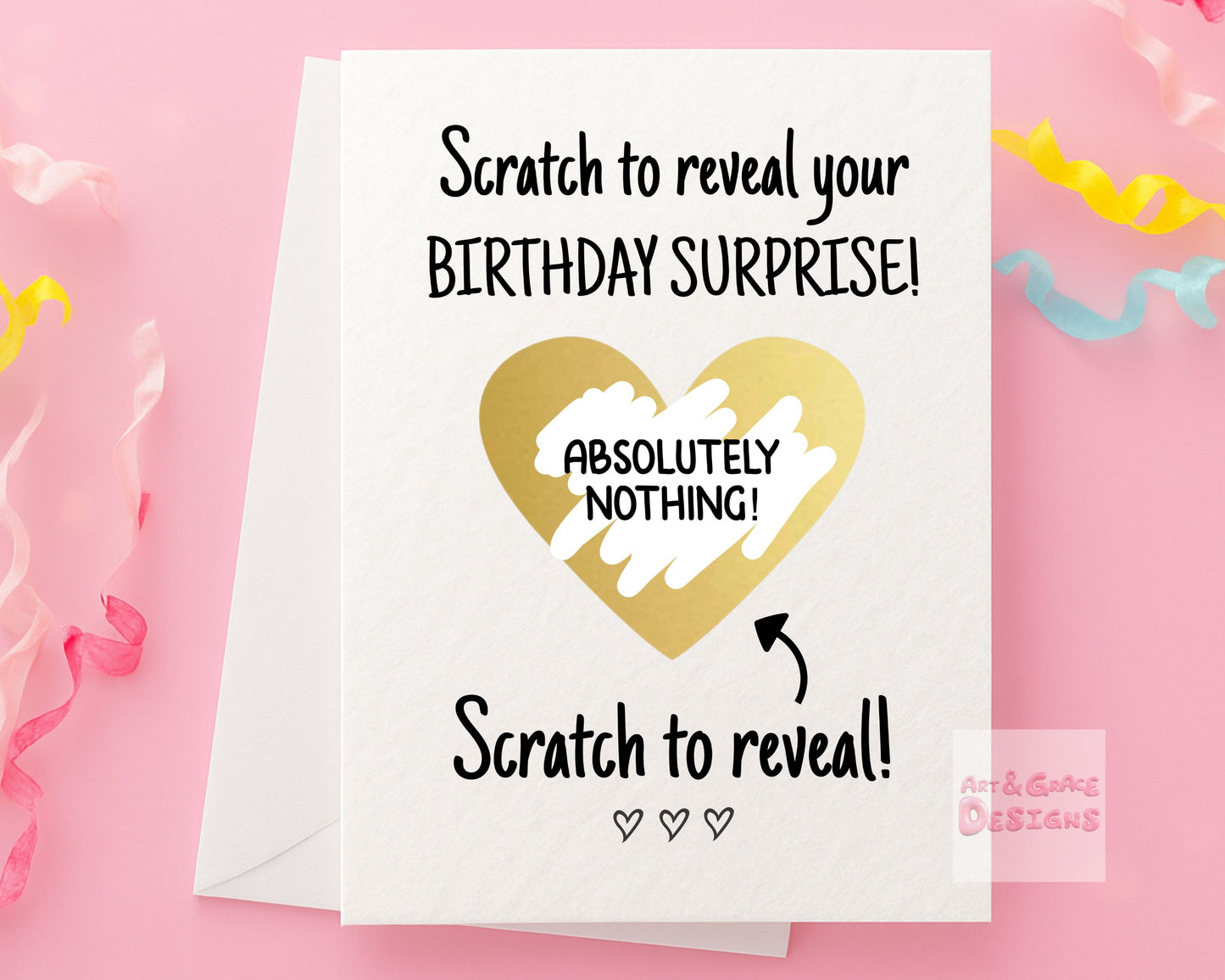 Funny Birthday Surprise Scratch Card, Cheeky Gift Reveal Greeting Card, Birthday Card,  Rude Birthday Gift For BoyFriend, Partner, Husband