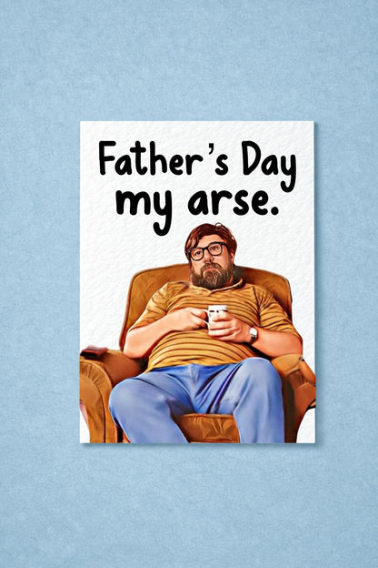 Funny Father's Day Card: Humorous Greeting Card For Dad