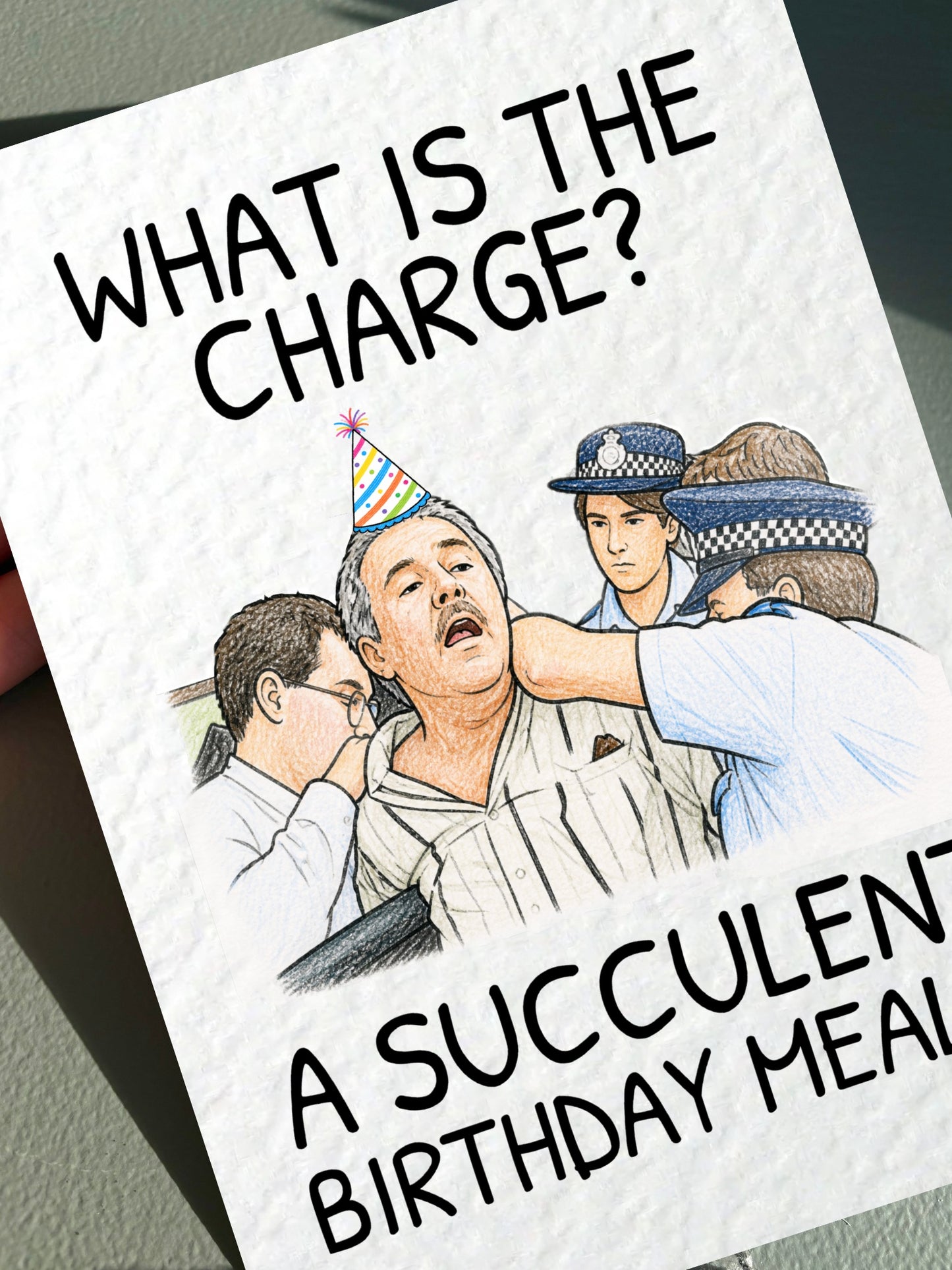 Democracy Manifest - A Succulent Chinese Meal Greeting Card Funny Meme