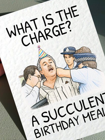 Democracy Manifest - A Succulent Chinese Meal Greeting Card Funny Meme