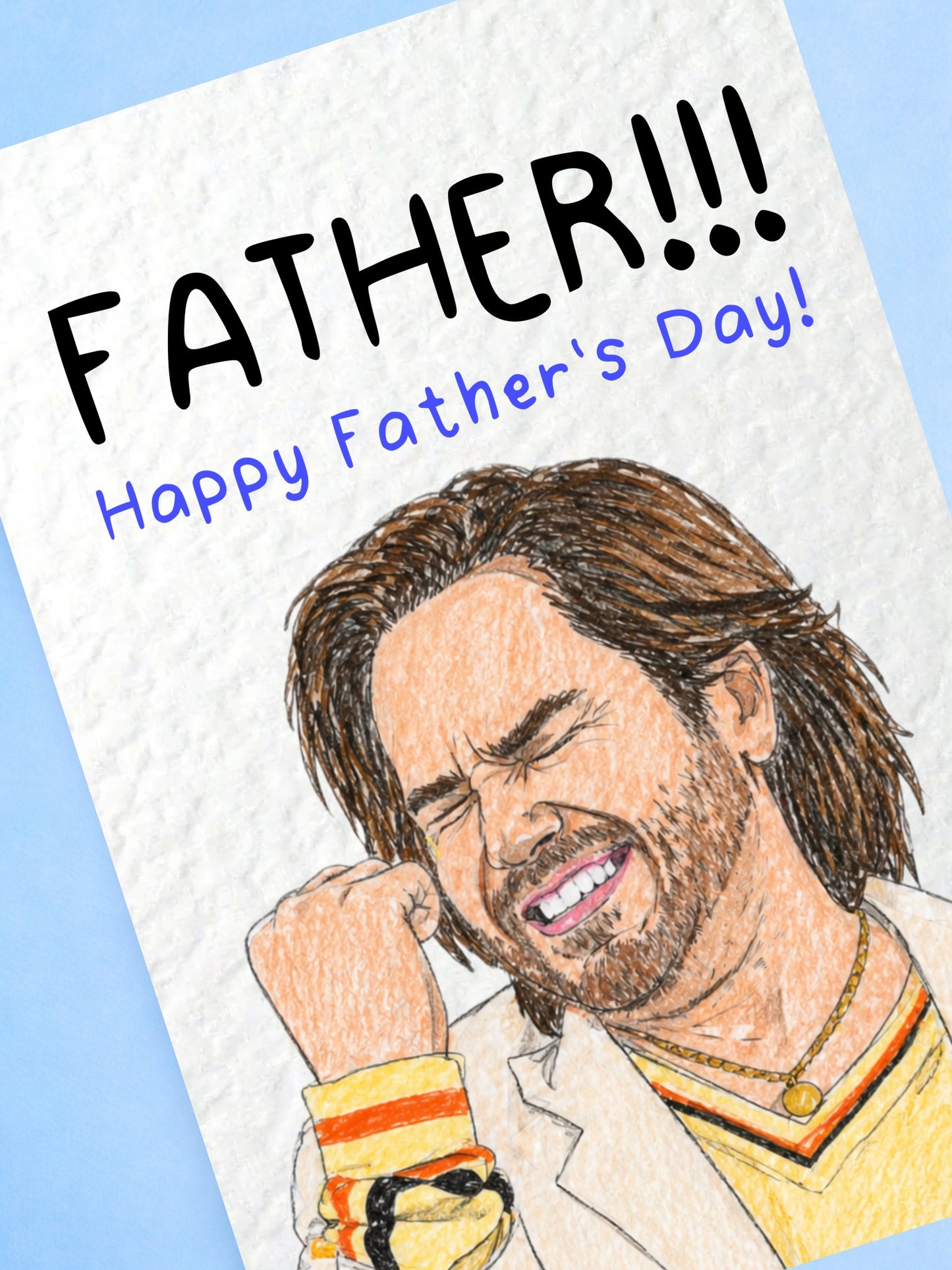 Funny TV Show Father Card Funny Father's Day Gift, Fatherrr!