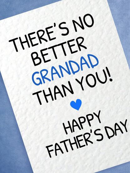 Father's Day Card for Grandad, Funny & Thoughtful Greeting Card, Grandad Father's Day Card, Father's Day from Grandchildren