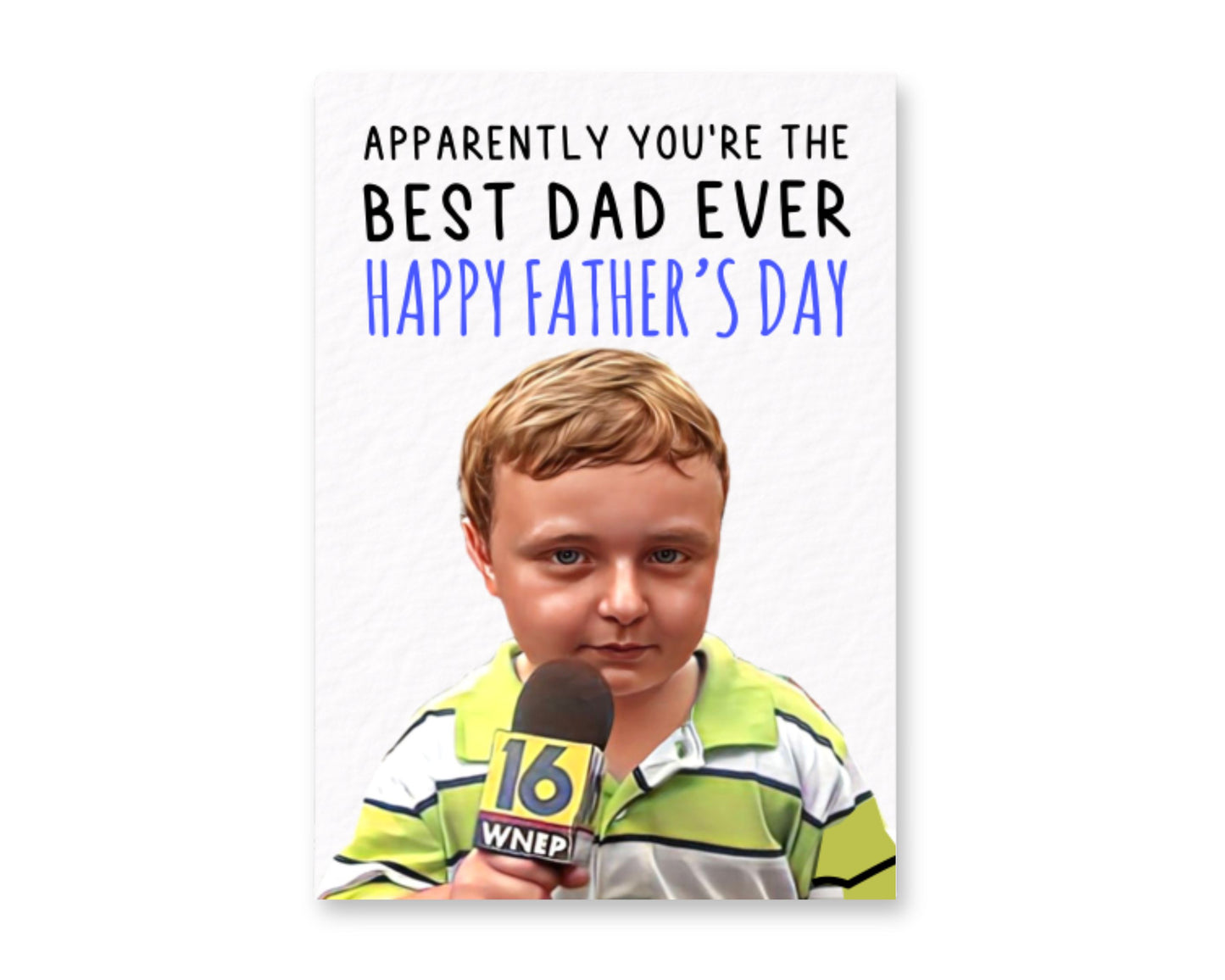 Apparently Meme Kid Father's Day Card: Humorous Greeting Card For Dad