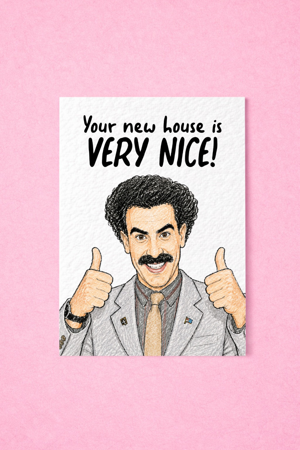 Funny New Home Card, Your New House Is Very Nice!, Housewarming Card, Congratulations New Home Greeting