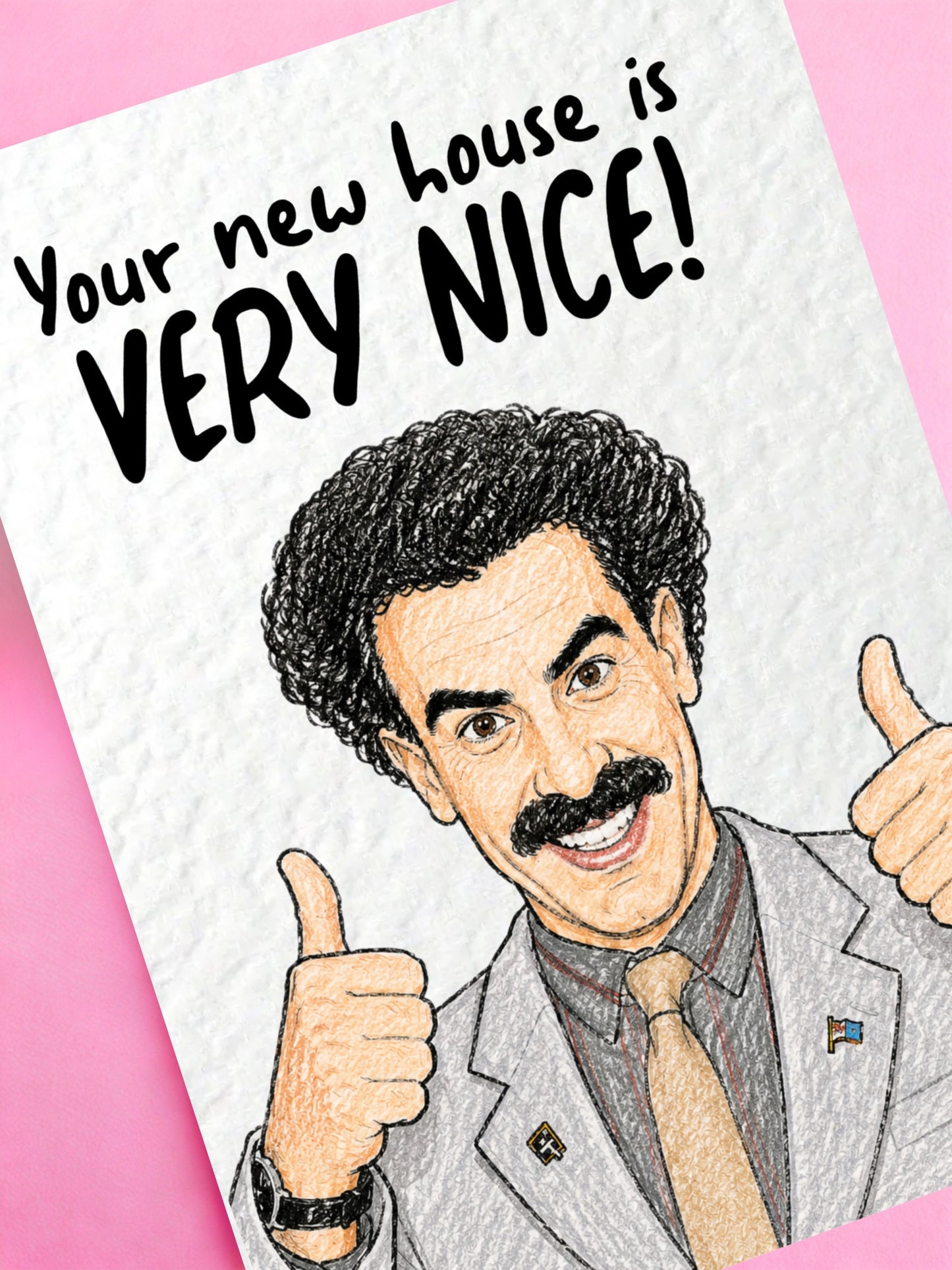 Funny New Home Card, Your New House Is Very Nice!, Housewarming Card, Congratulations New Home Greeting