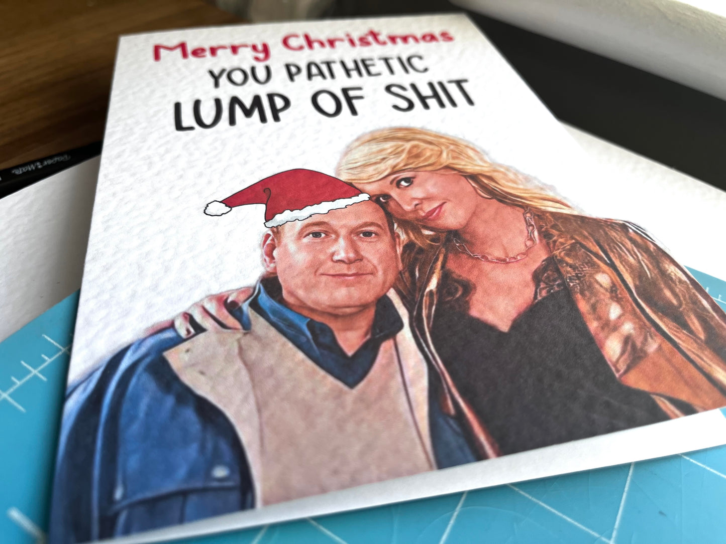 Gavin and Stacey Christmas Card - Dawn and Pete- Humorous - Gavin and Stacey - Rude Card