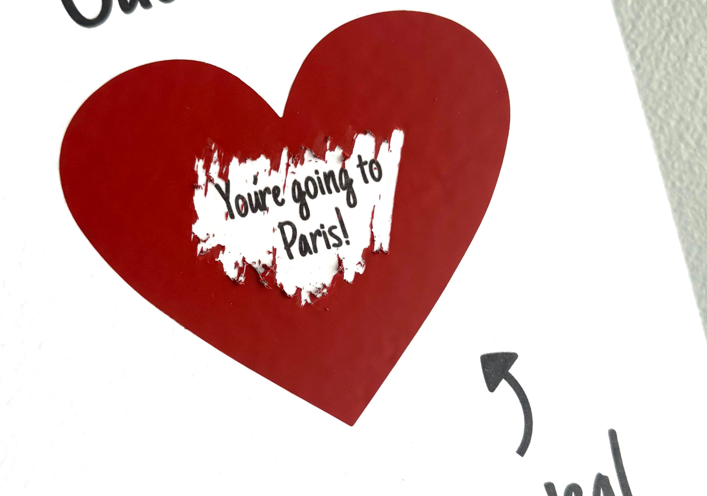 Birthday Surprise Scratch Card, Gift Reveal, Surprise Greeting Card, Birthday Card, Surprise Trip, Holiday, Birthday Gift