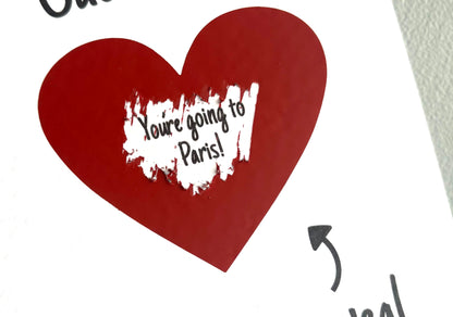 Birthday Surprise Scratch Card, Gift Reveal, Surprise Greeting Card, Birthday Card, Surprise Trip, Holiday, Birthday Gift