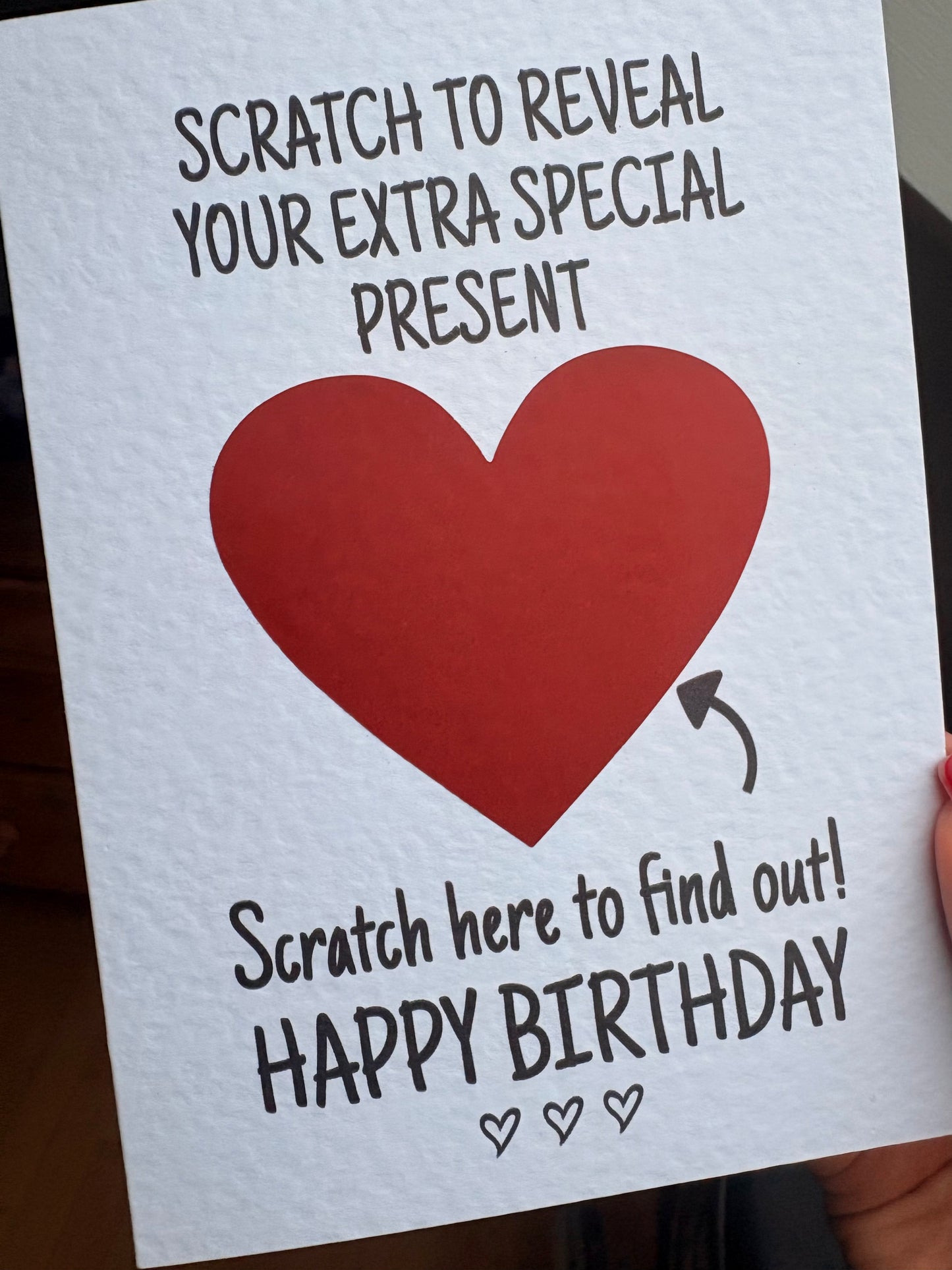 Funny BIRTHDAY SURPRISE Scratch Card, Cheeky Gift Reveal Greeting Card, Birthday Card, Rude Birthday Gift For BoyFriend, Partner, Husband