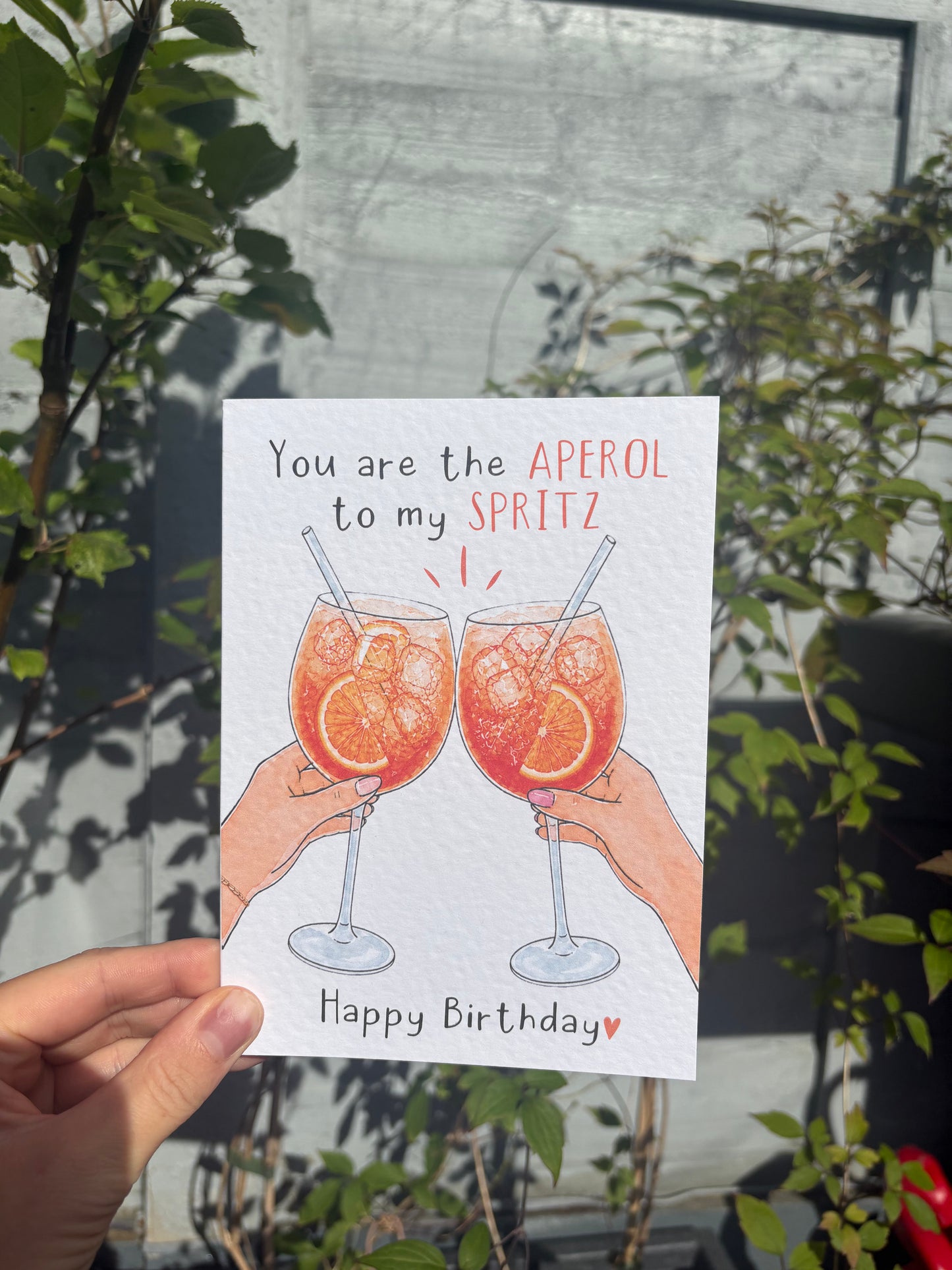 Cocktail Hugo Spritz, Aperol, Spicy Margs Birthday Card, You Are the Hugo to My Spritz, Funny Cocktail Birthday Trio Set Greeting Gift