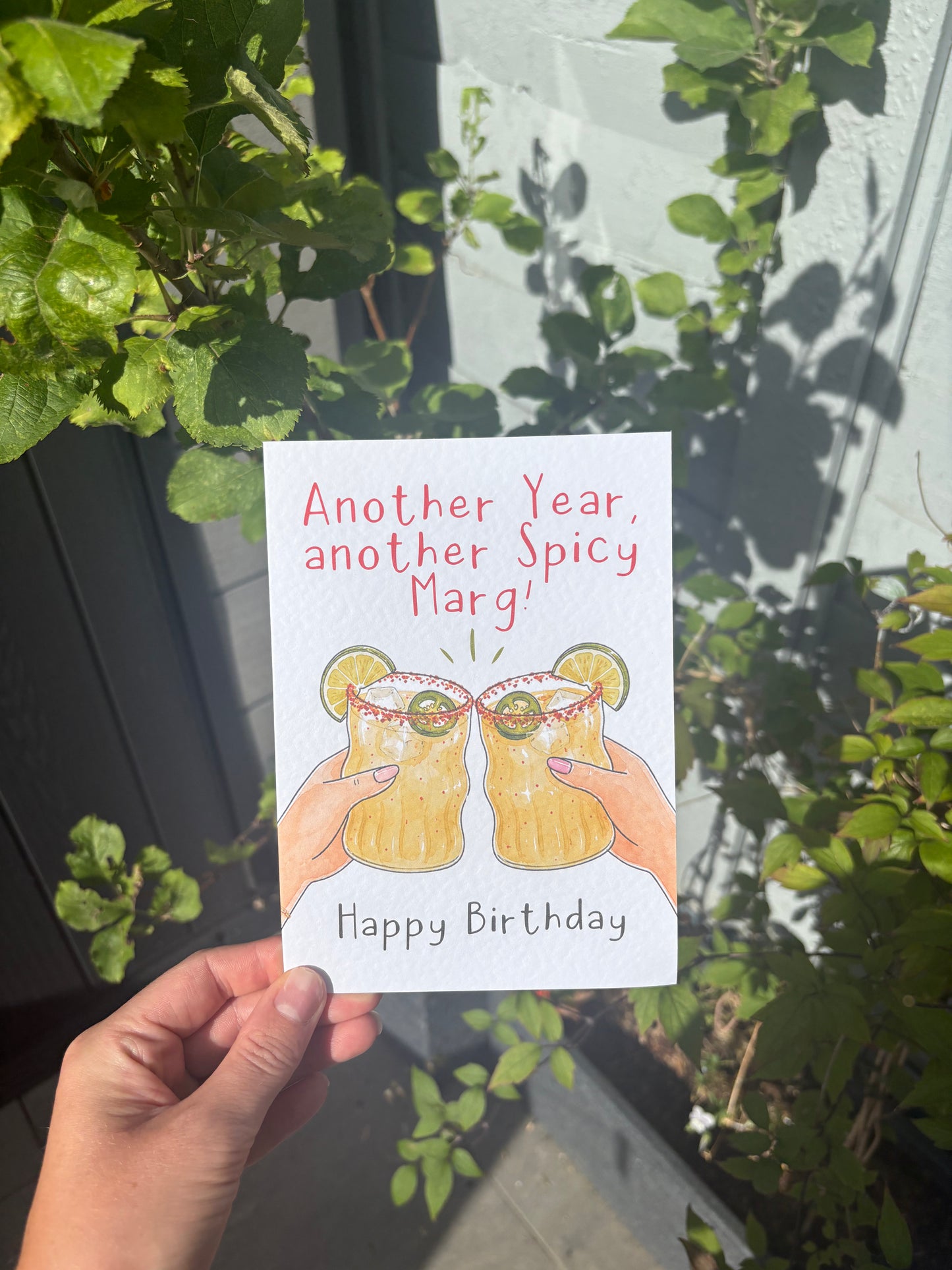 Cocktail Hugo Spritz, Aperol, Spicy Margs Birthday Card, You Are the Hugo to My Spritz, Funny Cocktail Birthday Trio Set Greeting Gift