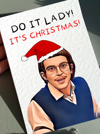 Funny Chit Do It Christmas Card - Viral Meme Greeting Card