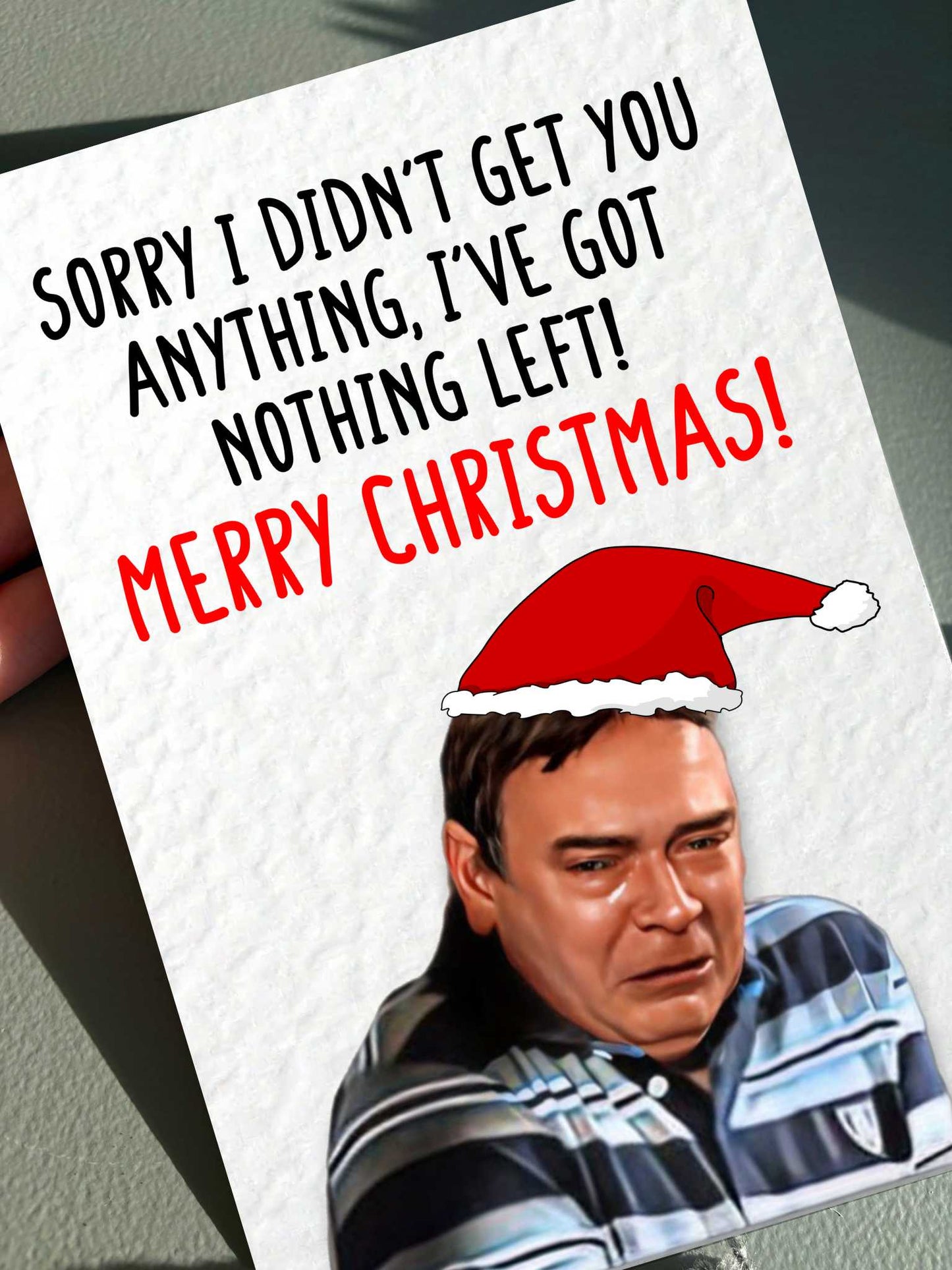 Ian Beale Christmas Card, Funny TV Show Meme Card, Soap Greeting Card
