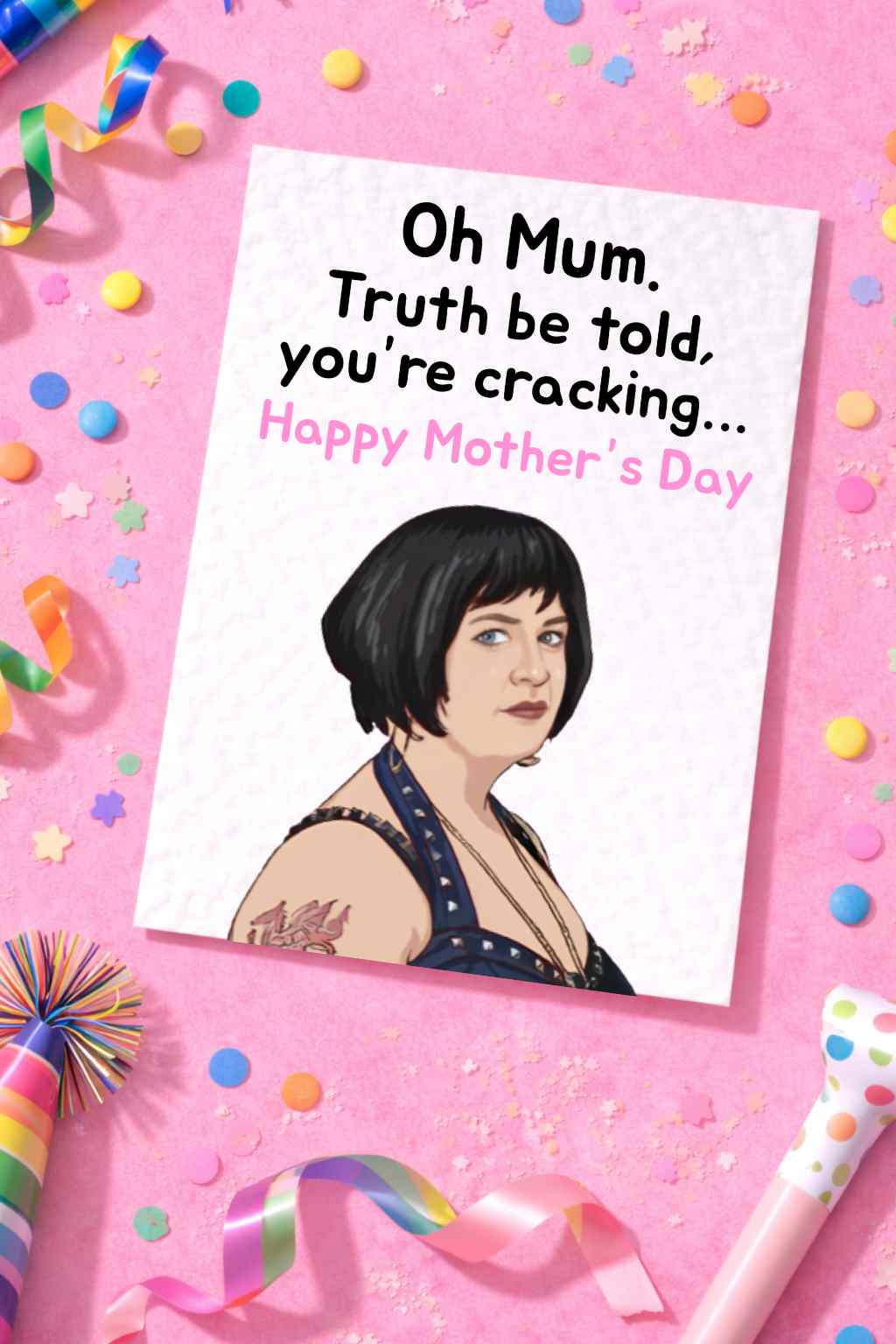 Nessa Greeting Card - Happy Mother's Day You're Crackin... - Humorous - Gavin and Stacey