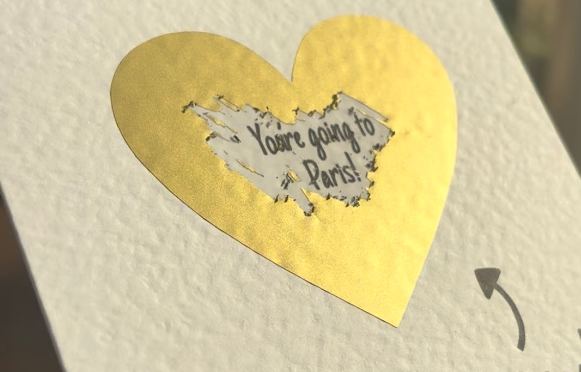 Surprise Scratch Card, Family Announcement Reveal, Surprise Greeting Card, Birthday Card, Thoughtful Birthday Gift For Sibling, Friend