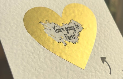 Surprise Scratch Card, Family Announcement Reveal, Surprise Greeting Card, Birthday Card, Thoughtful Birthday Gift For Sibling, Friend