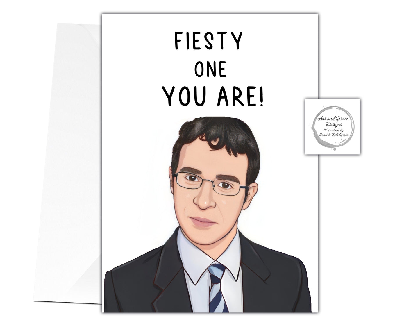 Will Inbetweeners Greeting Card - Fiesty One You Are - Happy Birthday - Humorous