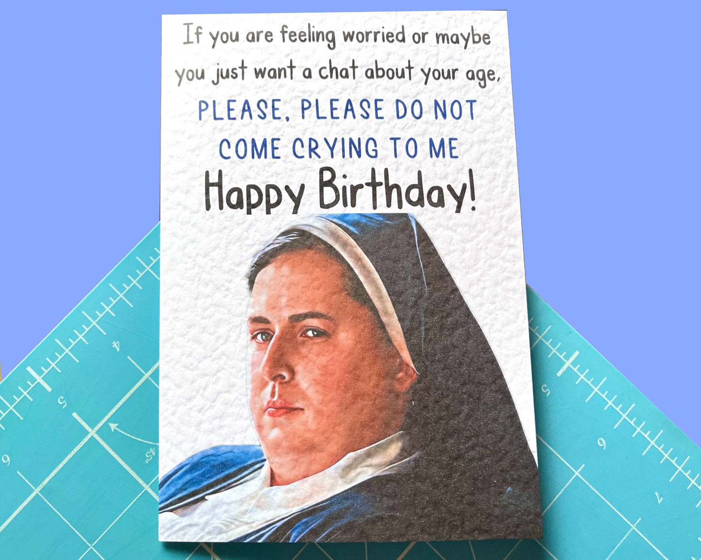 Derry Girls Card - Birthday Greeting Card- Sister Micheal - Friend -Funny Comedy