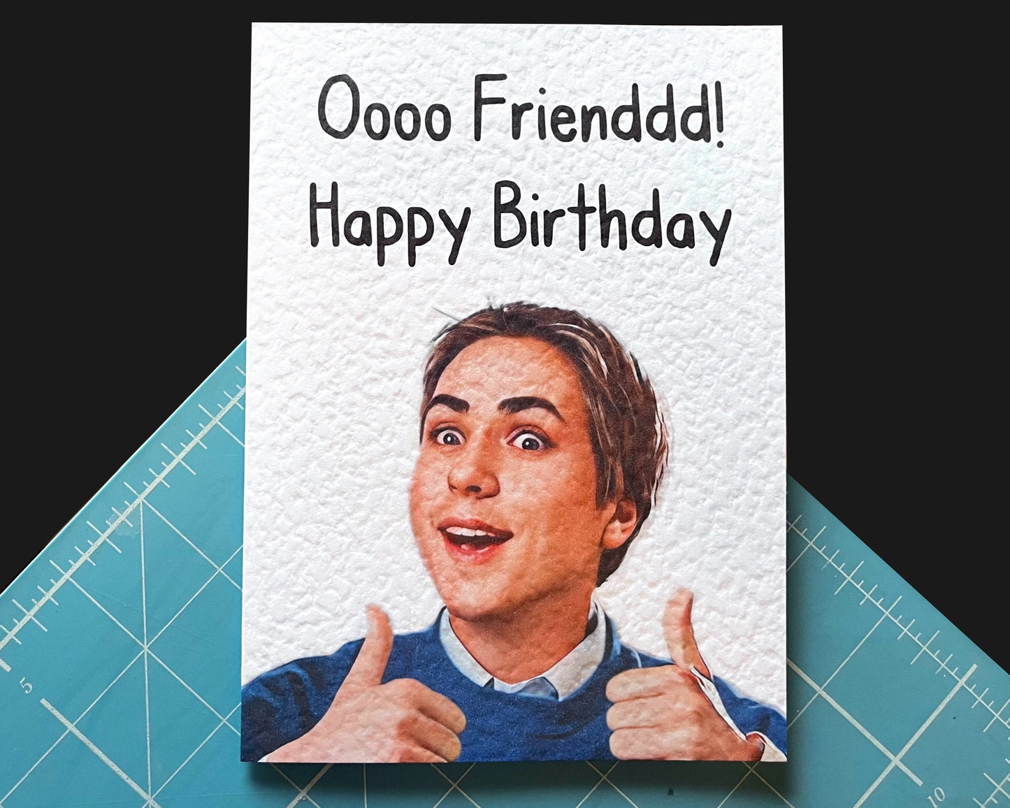 Simon Inbetweeners Greeting Card - Oooo Friend! - Happy Birthday - Humorous - Funny Inbetweeners