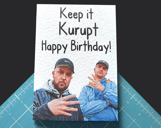 People Just Do Nothing Birthday Card -  Beats And Grindah - Funny Tv Show - Keep It Kurupt