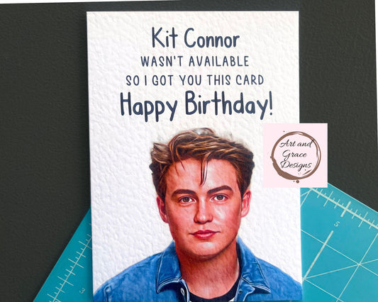 Kit Connor - Heartstopper Greeting Card - Happy Birthday- You're My Heartstopper- Charlie And Nick - Famous Actor - LGBTQ Community